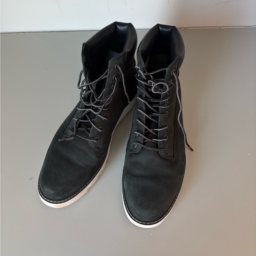 Timberland Women's Rebotl Black Lace Up Ankle Boots Size 7.5 - Picture 3 of 11